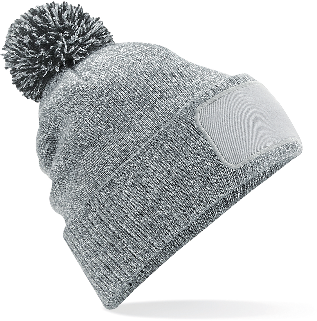 GDTXB443 Heather Grey / Black FACE SIDE