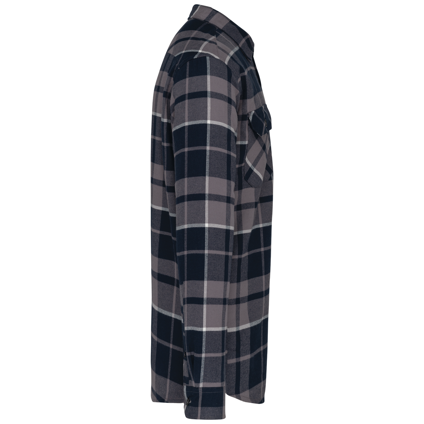 GDTXK579 Storm Grey / Navy checked SIDE