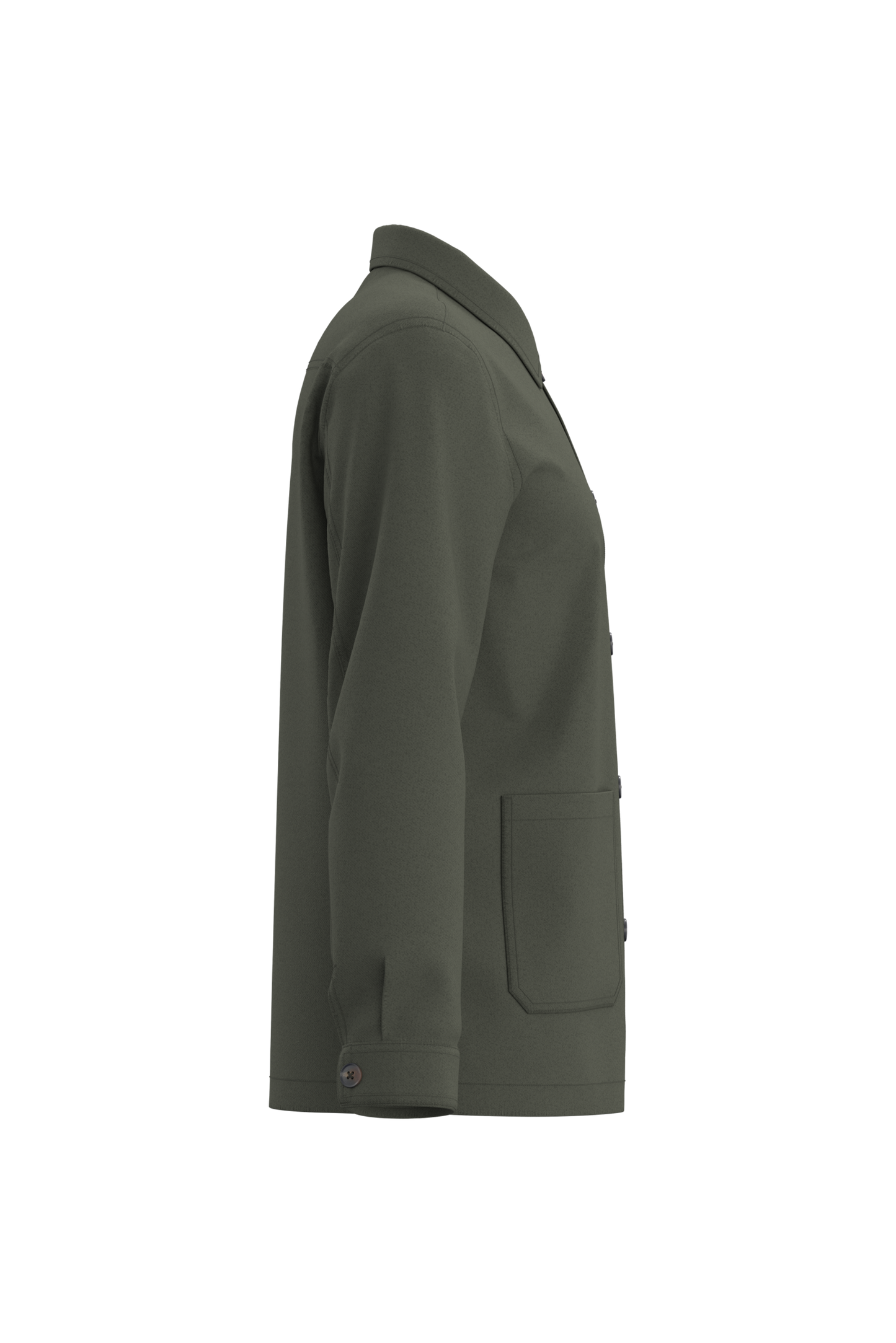 GDTXNS611 Washed Organic Khaki SIDE