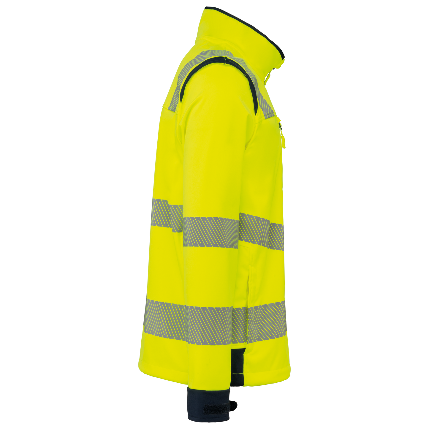 GDTXWK460 Hi Viz Yellow / Navy SIDE