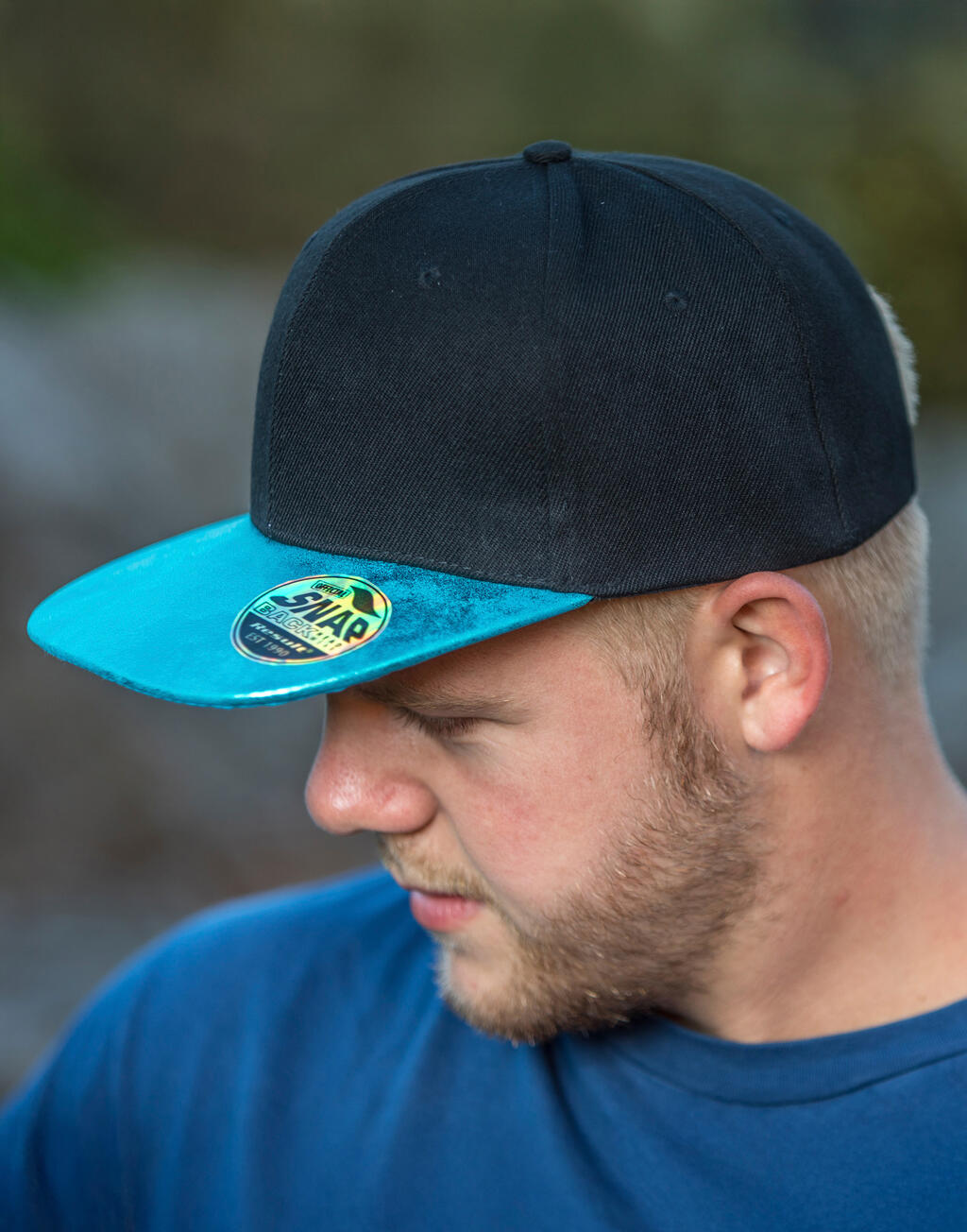Bronx Glitter Flat Peak Snapback Cap imagen 3