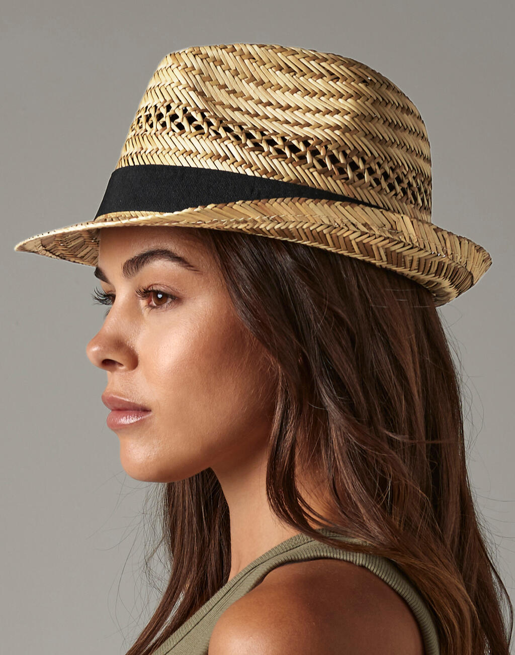 Straw Summer Trilby imagen 1