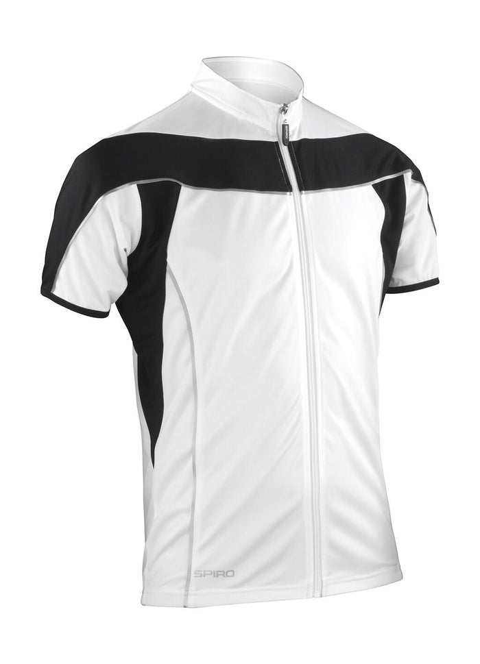 Maillot ciclista con cremallera completa