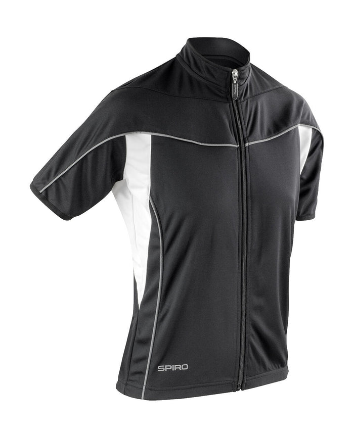 Maillot ciclista con cremallera completa mujer