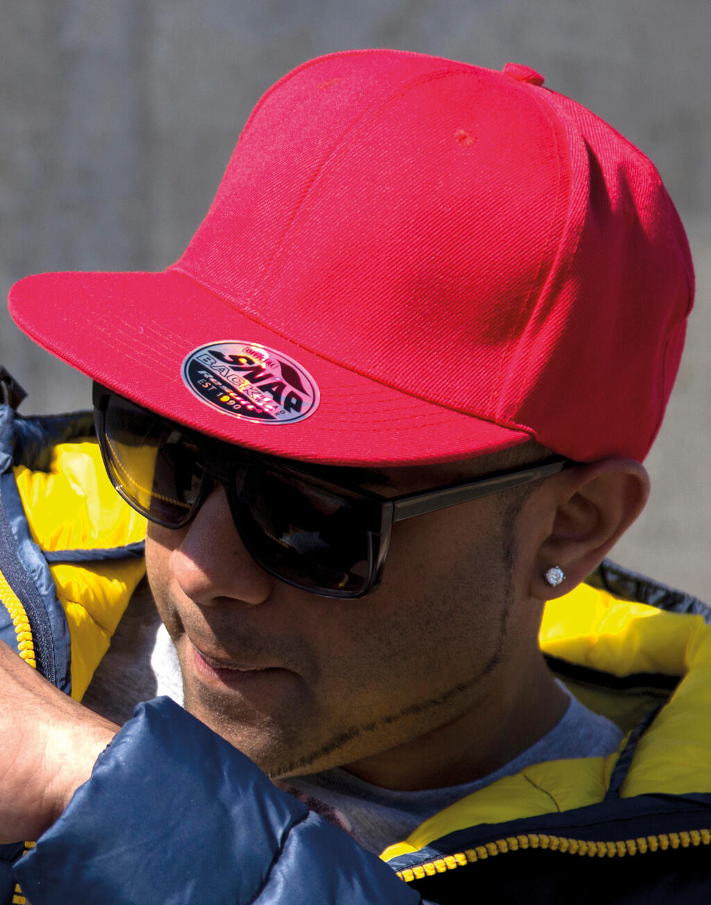 Bronx Original Flat Peak Snap Back Cap imagen 1
