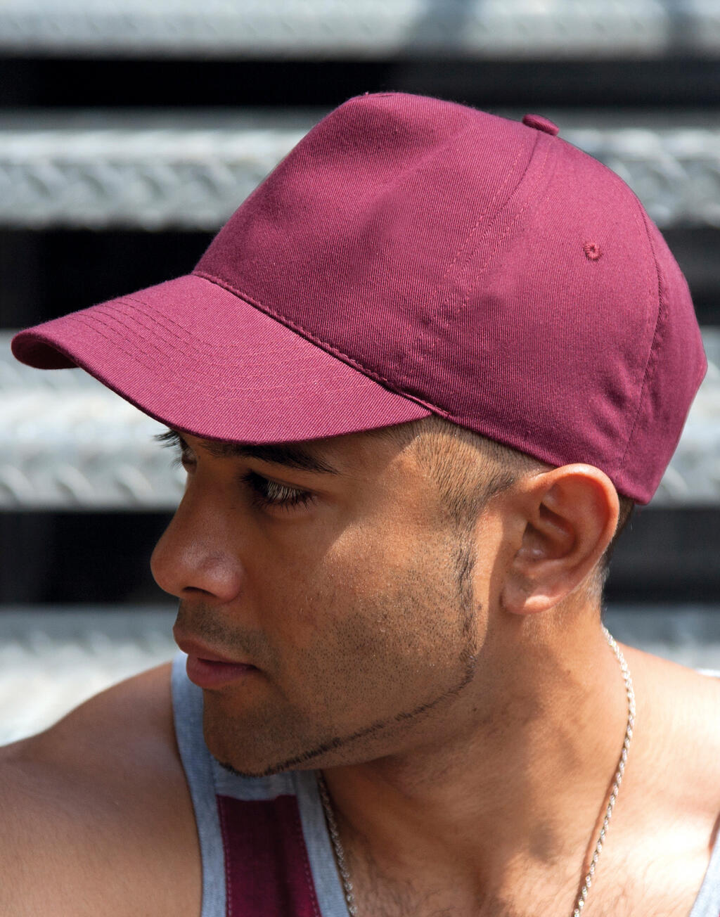 Boston 5-Panel Printers Cap imagen 3