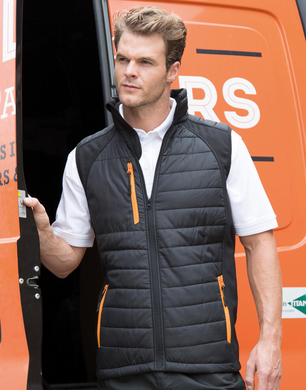 Compass Padded Softshell Gilet imagen 2