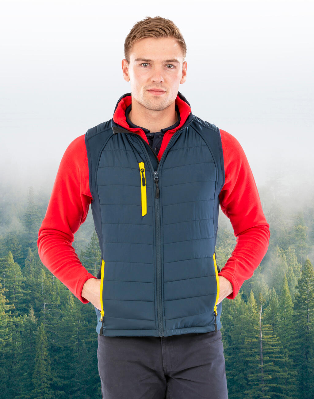 Compass Padded Softshell Gilet imagen 7