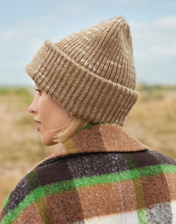 Gorro de Punto Chunky con Parche