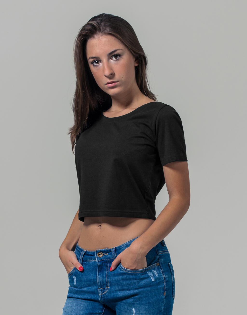Ladies Cropped Tee imagen 1
