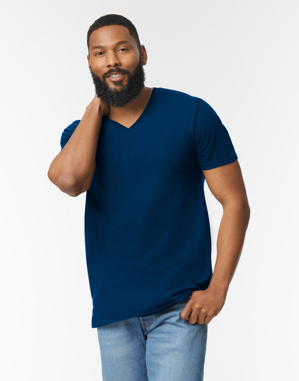 Softstyle Adult V-Neck T-Shirt imagen 7