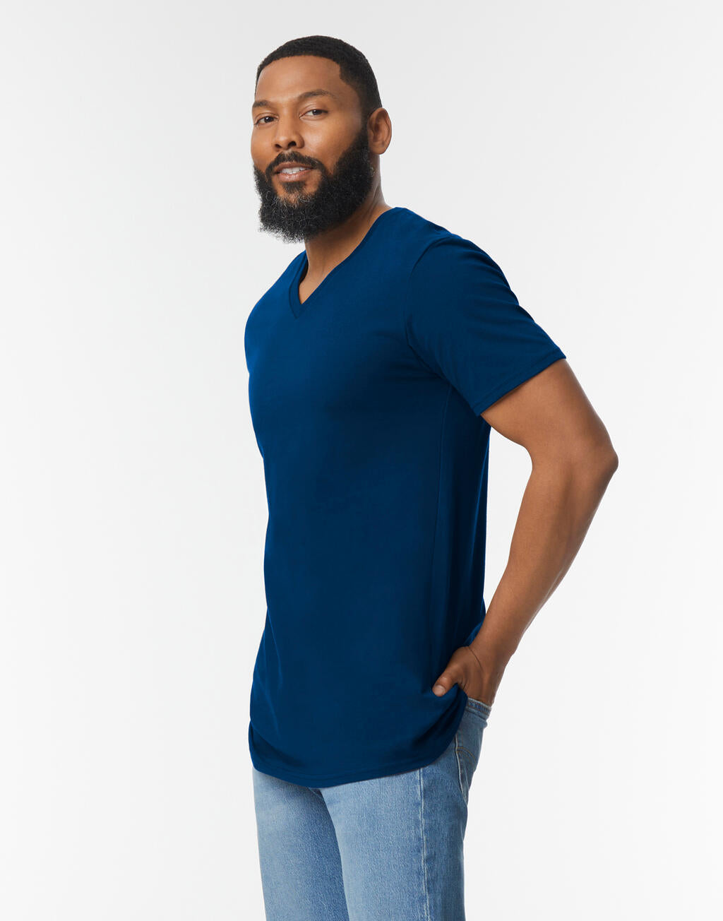 Softstyle Adult V-Neck T-Shirt imagen 9