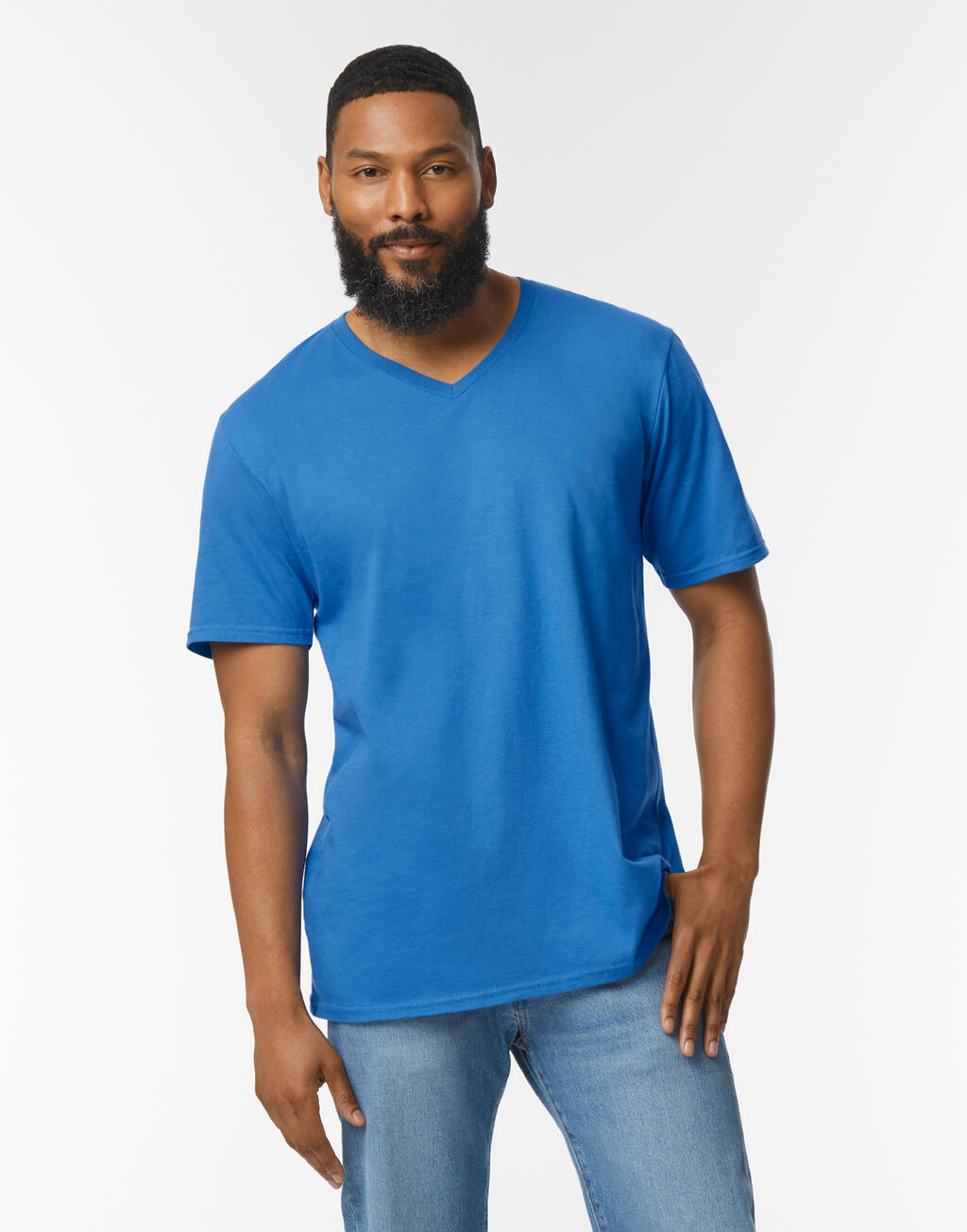 Softstyle Adult V-Neck T-Shirt imagen 1