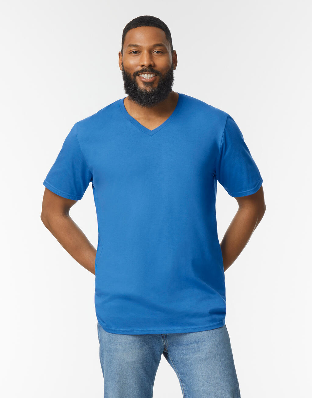 Softstyle Adult V-Neck T-Shirt imagen 3