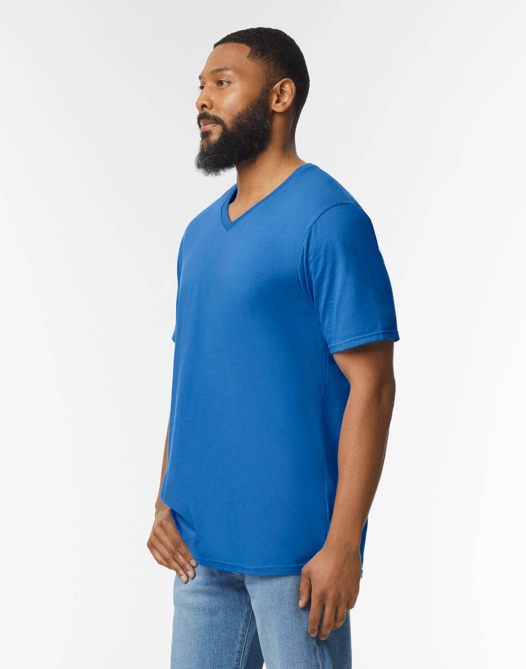 Softstyle Adult V-Neck T-Shirt imagen 2