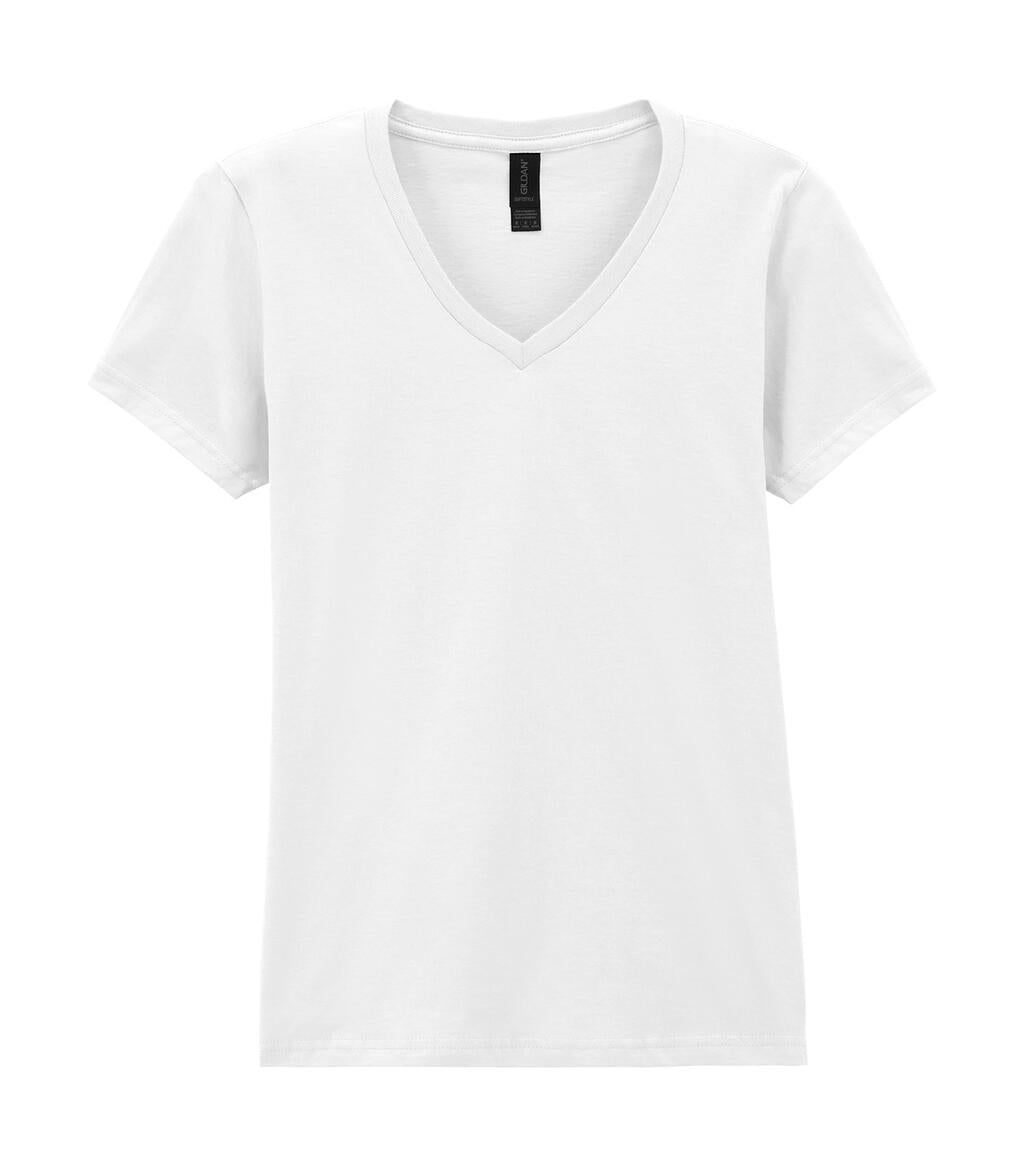 Softstyle Women's V-Neck T-Shirt imagen 9