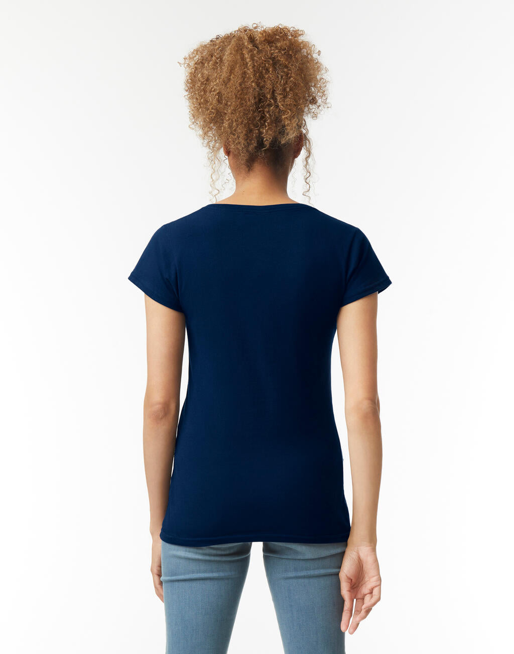 Softstyle Women's V-Neck T-Shirt imagen 4