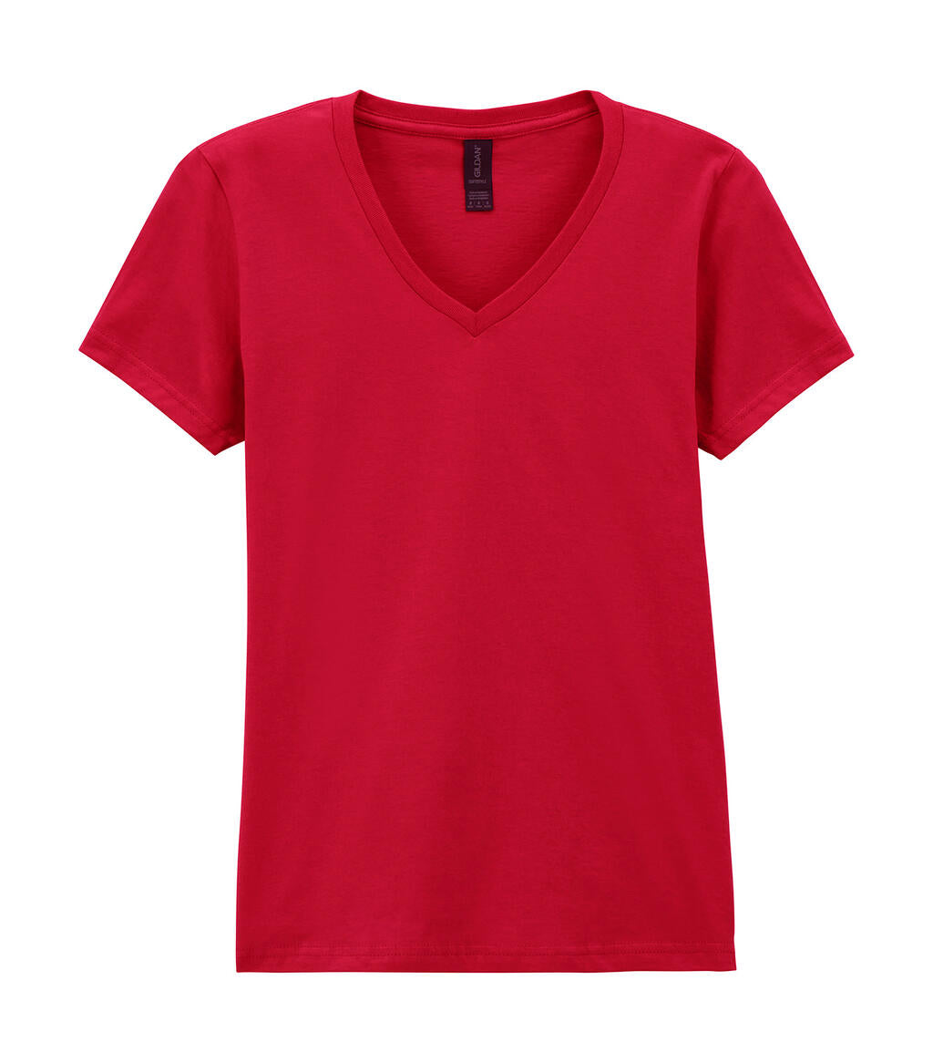 Softstyle Women's V-Neck T-Shirt imagen 15