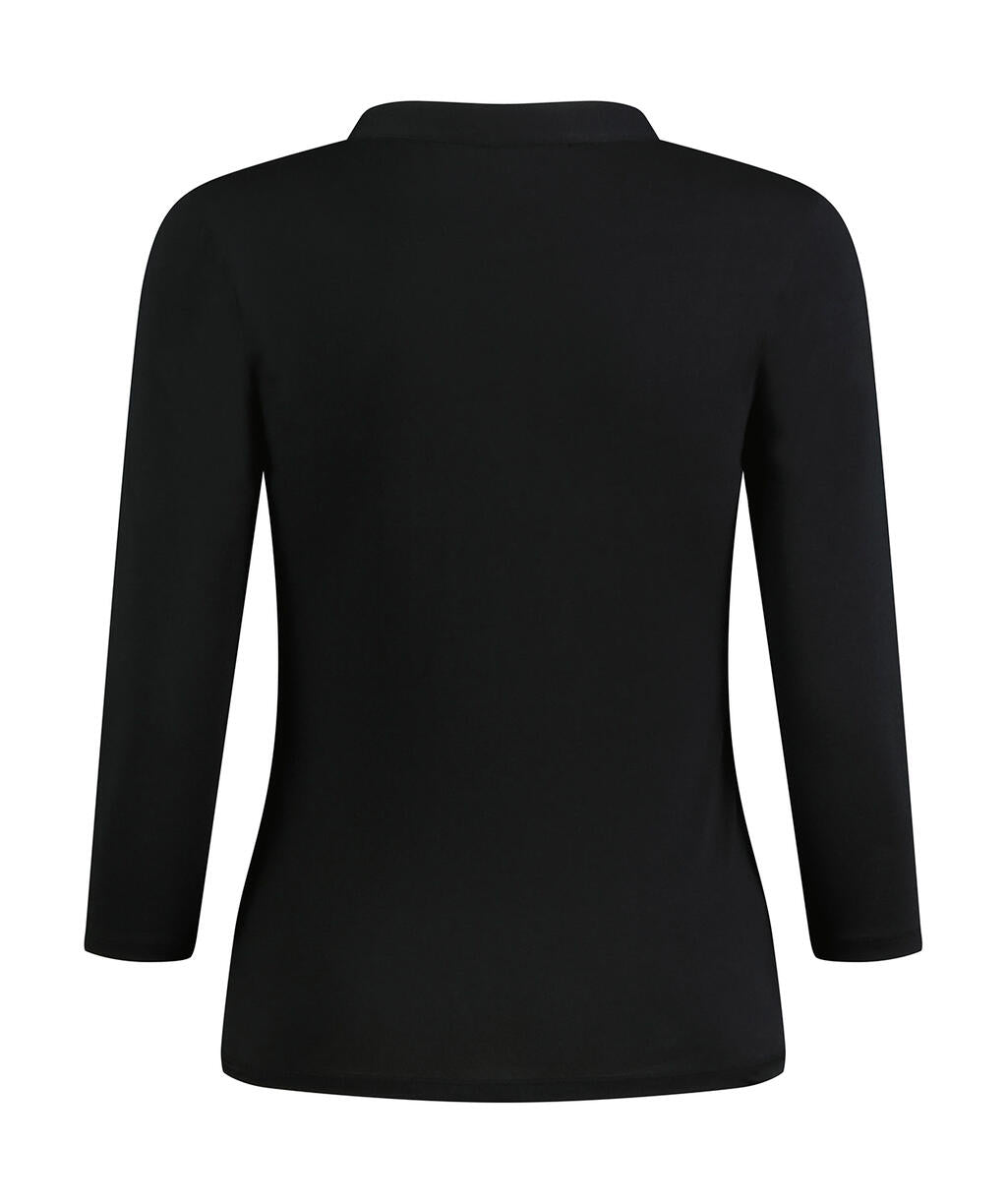 Regular Fit Mandarin Collar Top 3/4 Sleeve imagen 7