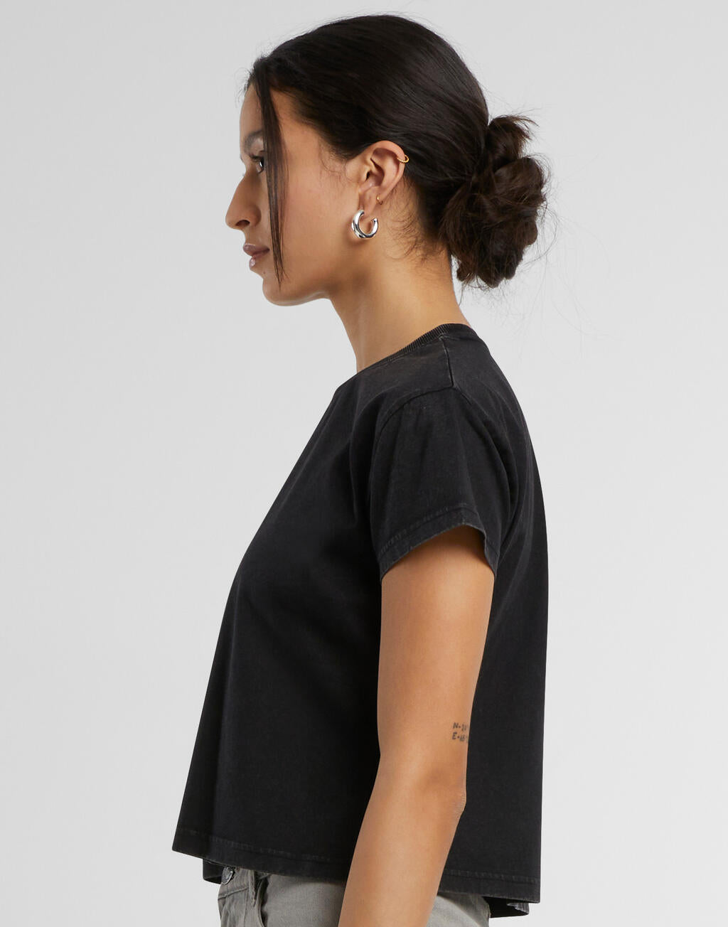 Ladies Vintage Cropped Tee imagen 4