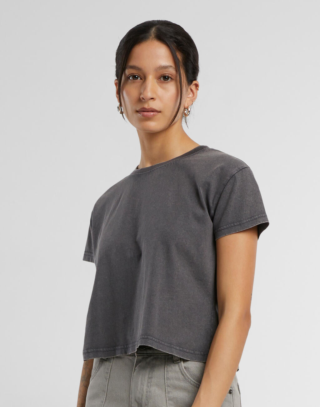 Ladies Vintage Cropped Tee imagen 5