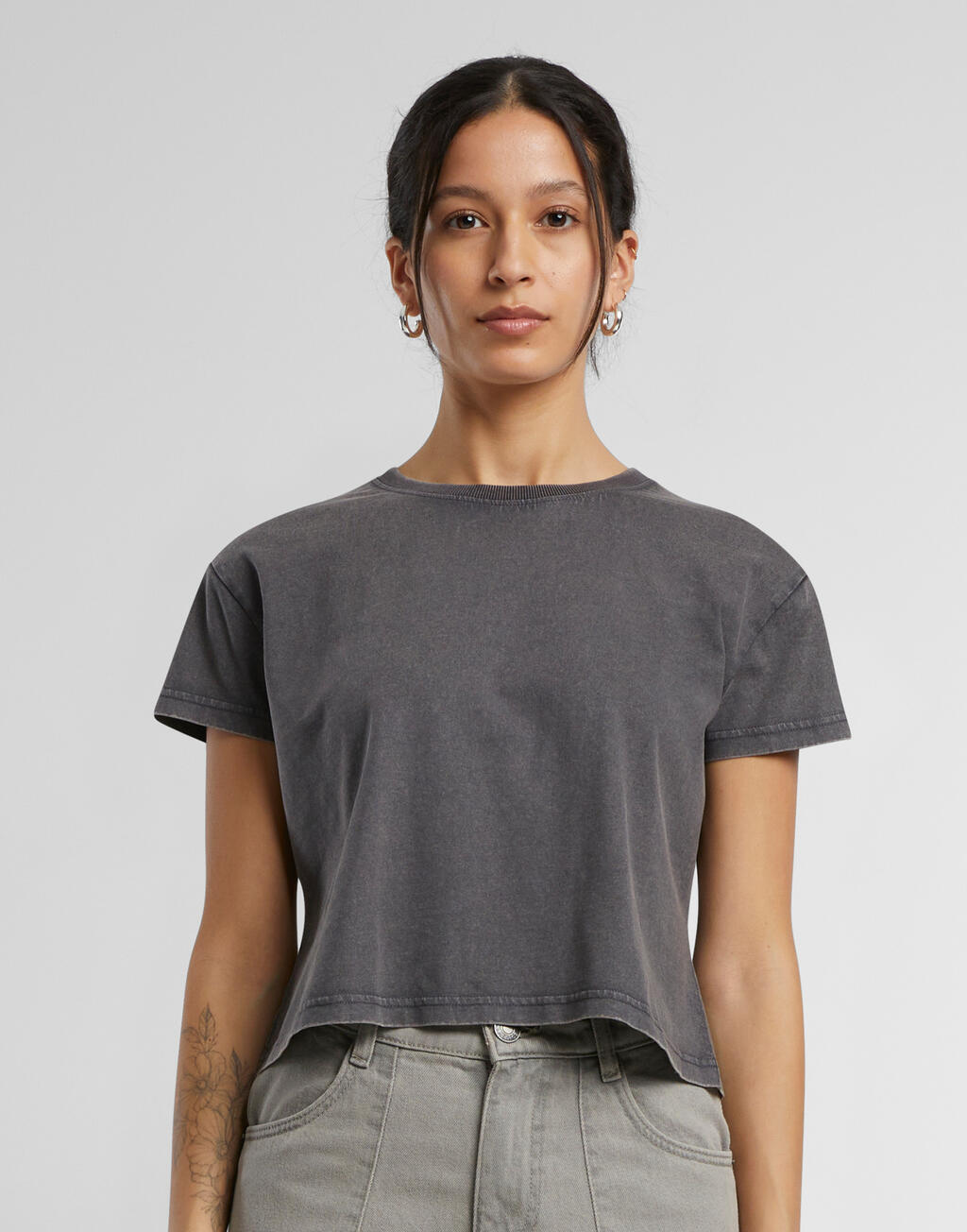Ladies Vintage Cropped Tee imagen 6