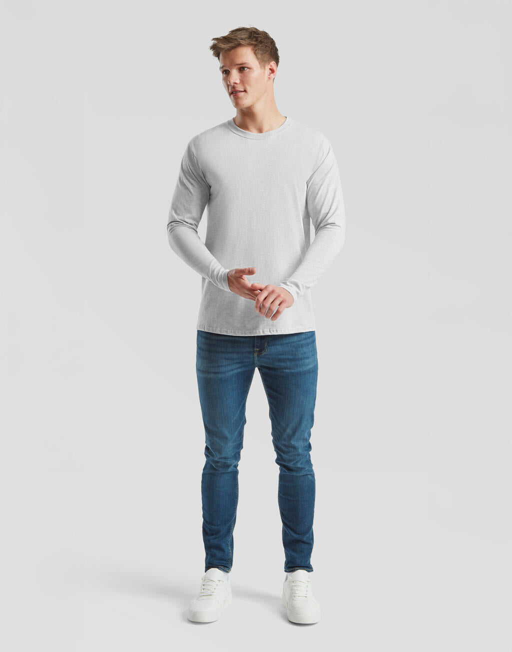 Iconic 195 Ringspun Premium Long Sleeve T imagen 3