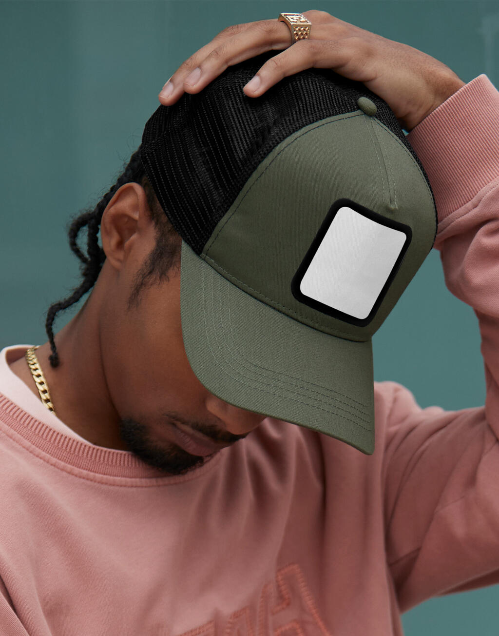 Appliqué Patch 5 Panel Trucker imagen 3