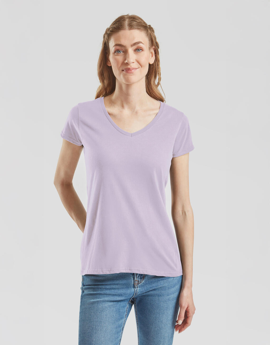 Ladies' Iconic 150 V Neck T imagen 2