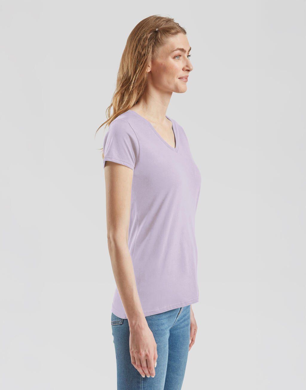 Ladies' Iconic 150 V Neck T imagen 3