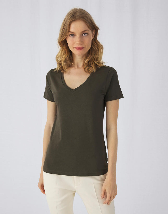 Camiseta Inspire cuello V mujer