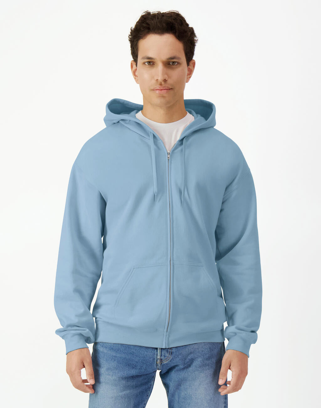 Softstyle Midweight Full Zip Hooded Sweat imagen 1