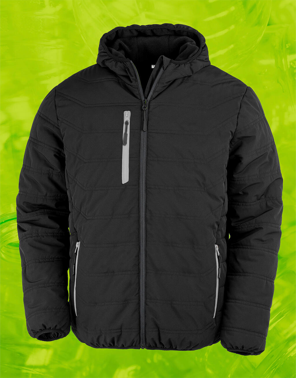 Black Compass Padded Winter Jacket imagen 8