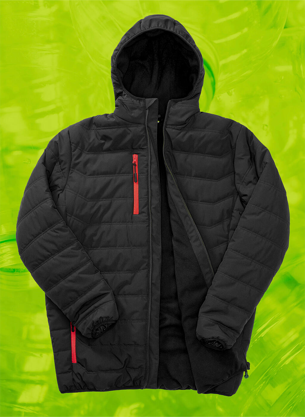 Black Compass Padded Winter Jacket imagen 6