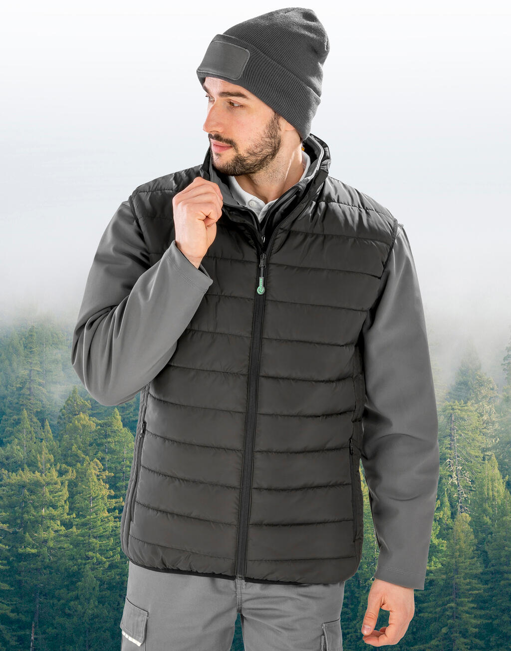 Recycled Promo Padded Bodywarmer imagen 2