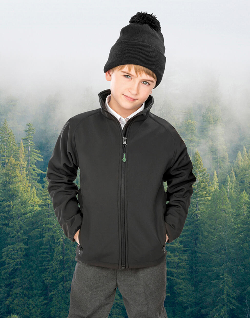 Recycled 2-Layer Printable J/Y Softshell Jacket imagen 4