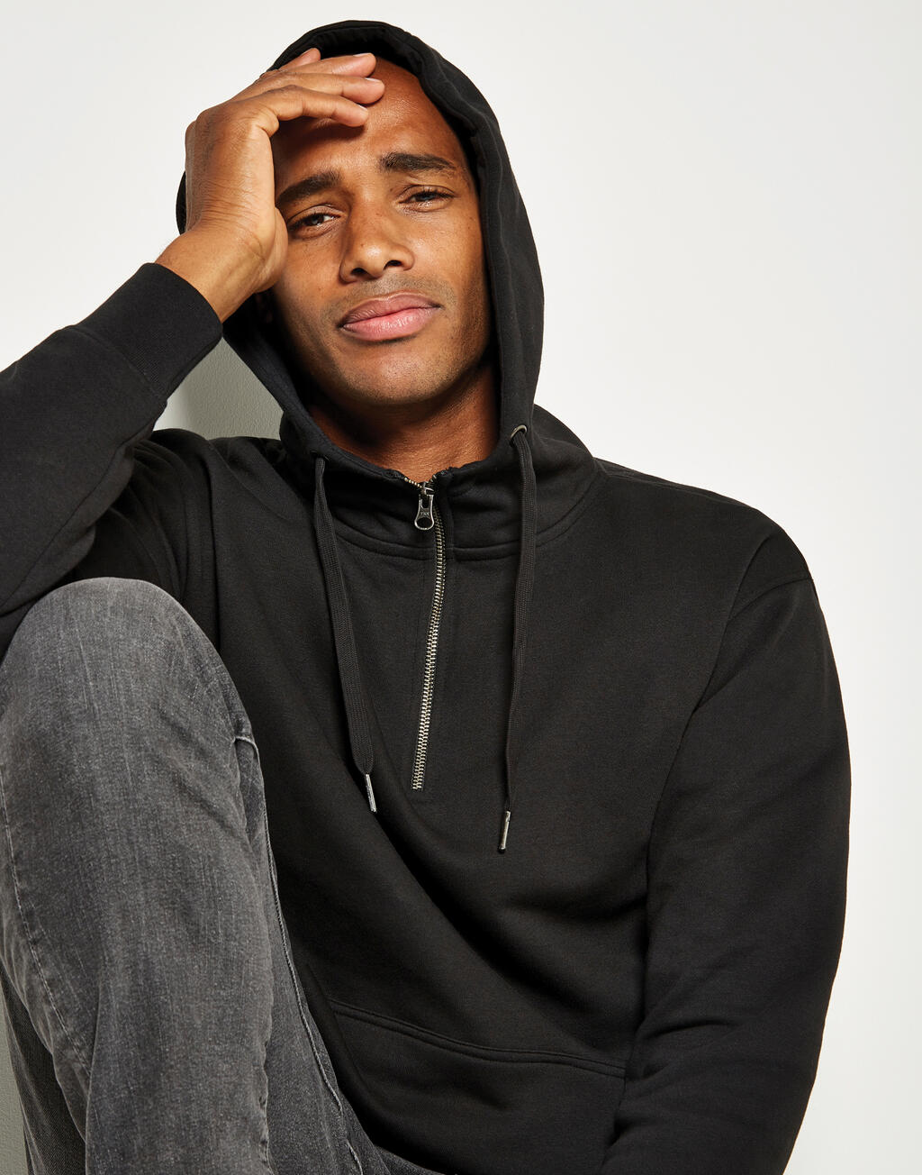 Regular Fit 1/4 Zip Hoodie imagen 12