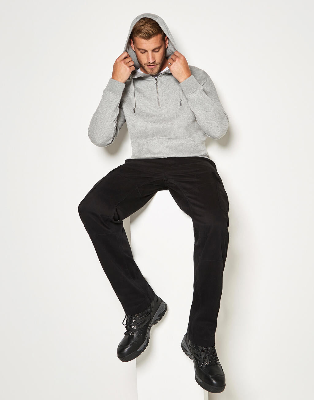 Regular Fit 1/4 Zip Hoodie imagen 9