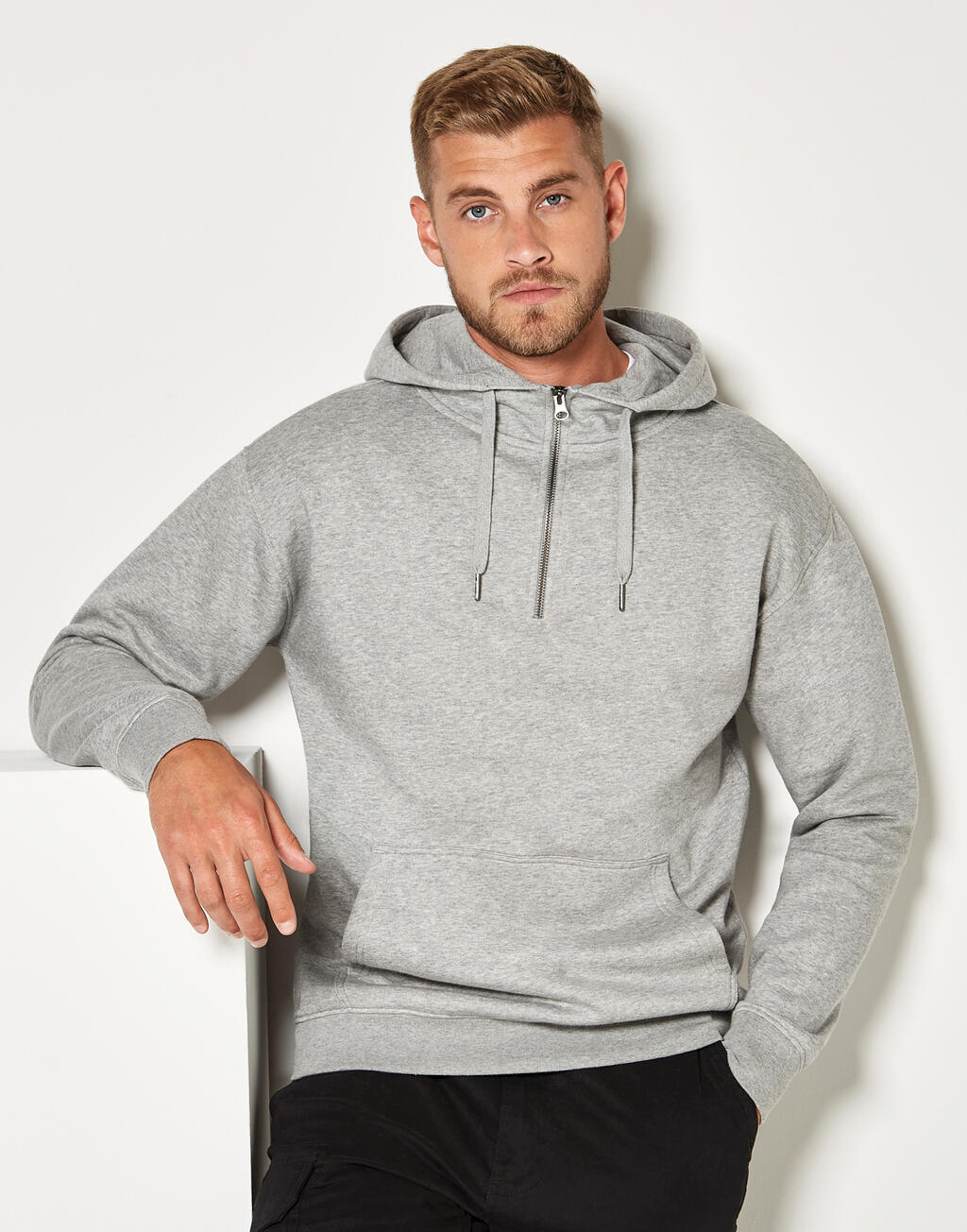 Regular Fit 1/4 Zip Hoodie imagen 6