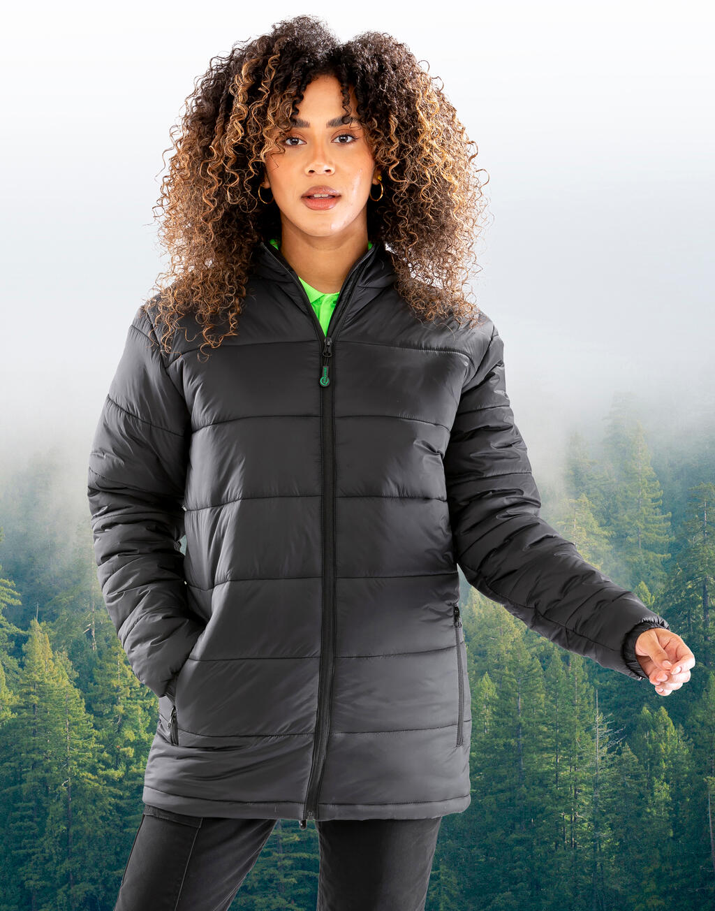Recycled Hooded Padded Parka imagen 5