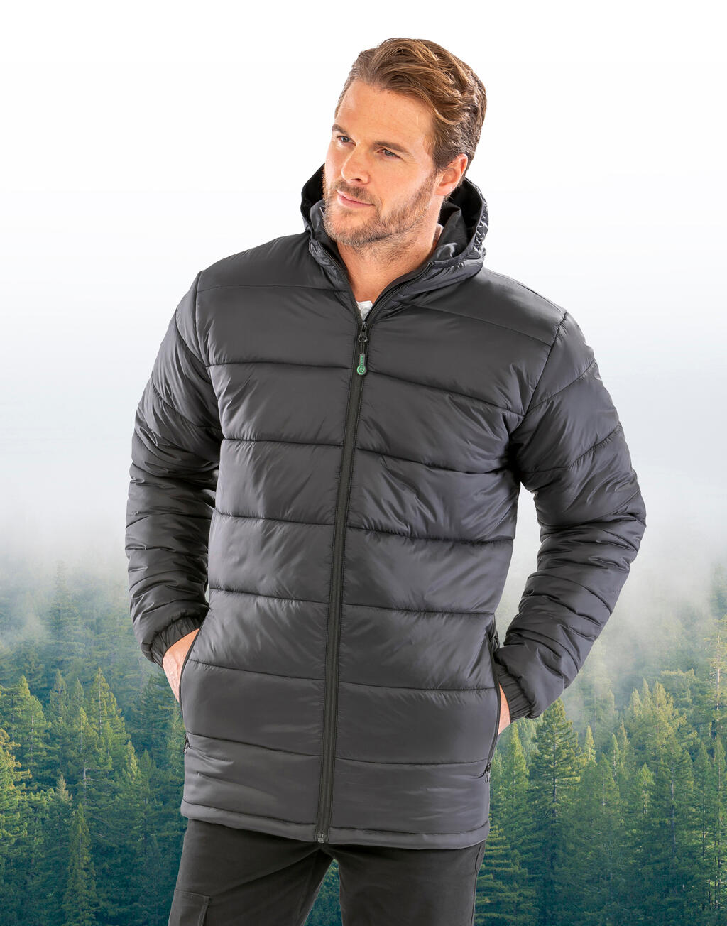 Recycled Hooded Padded Parka imagen 6