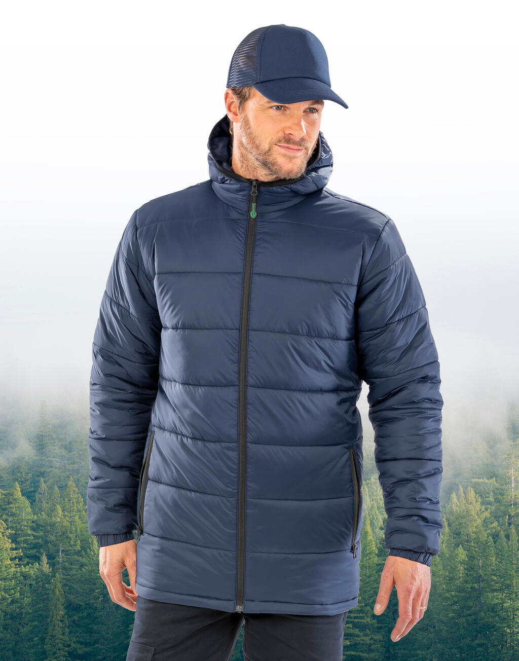 Recycled Hooded Padded Parka imagen 3