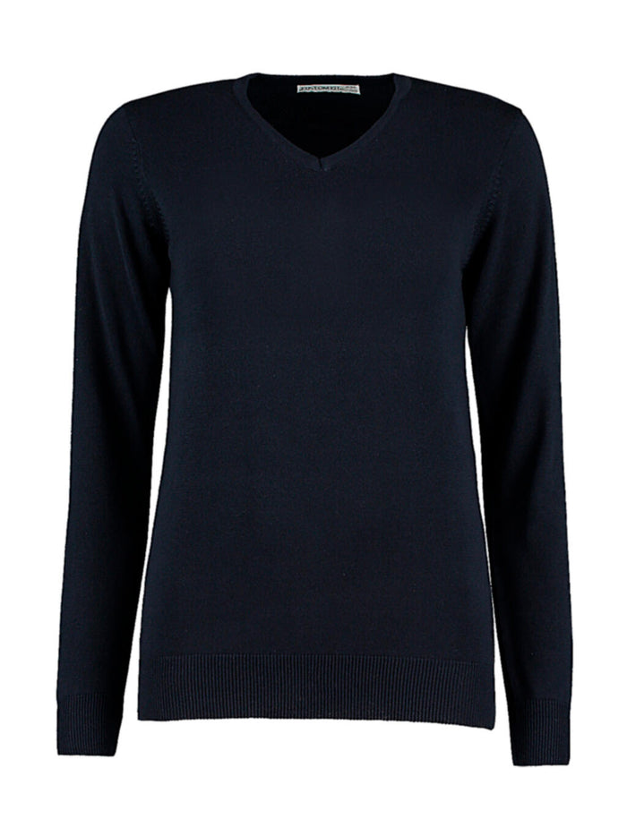 Jersey Arundel Classic Fit de cuello V mujer