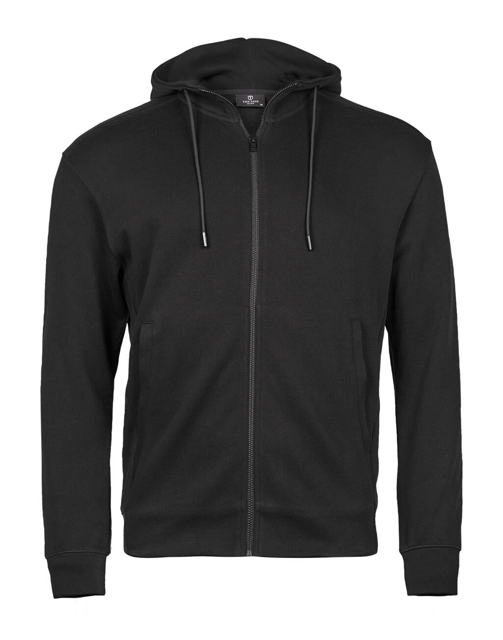 Ribbed Interlock Hooded Full Zip imagen 5