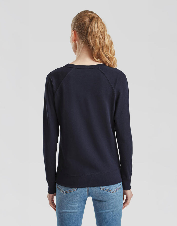 Sudadera ligera de manga raglán mujer