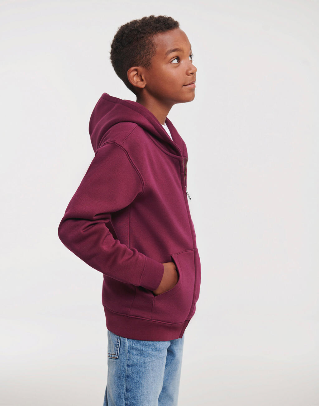 Kids' Authentic Zipped Hood Sweat imagen 2
