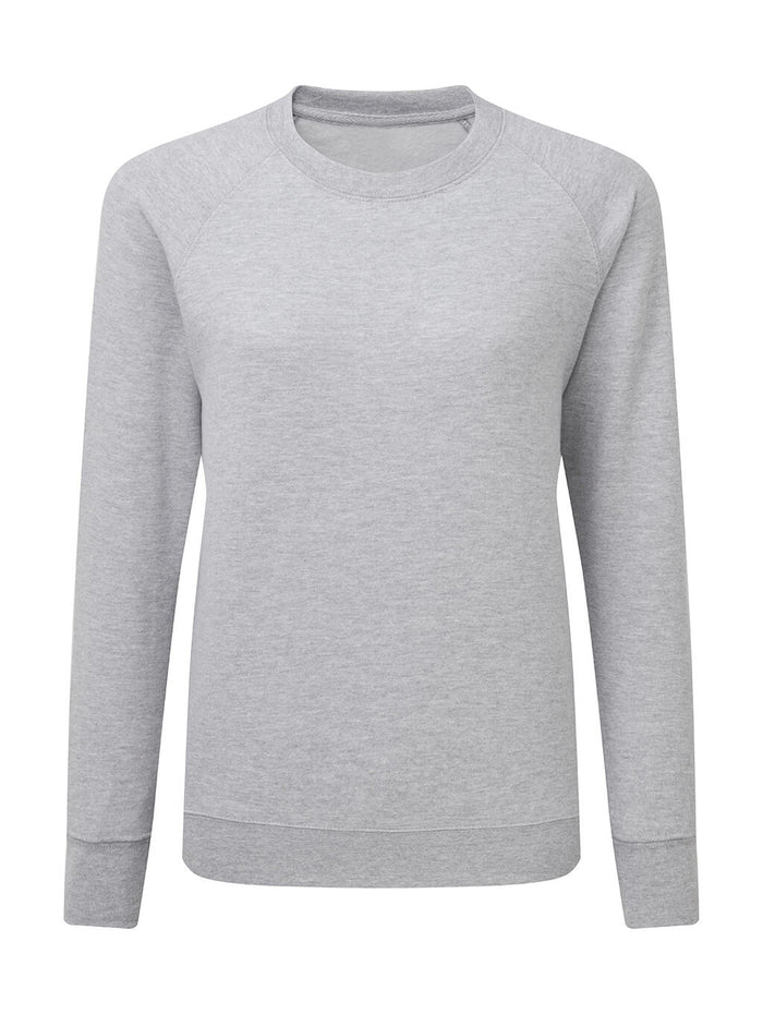 Sudadera de manga raglán mujer