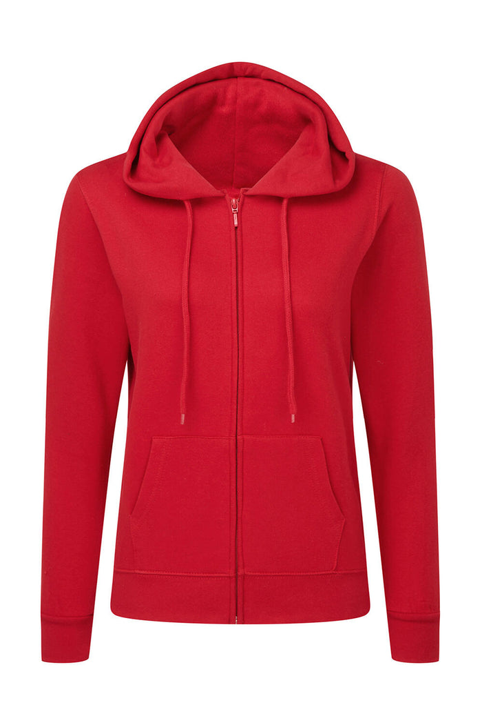 Sudadera capucha cremallera entera mujer