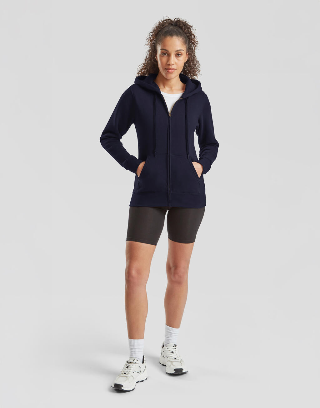 Premium Hooded Sweat Jacket Lady-Fit imagen 3
