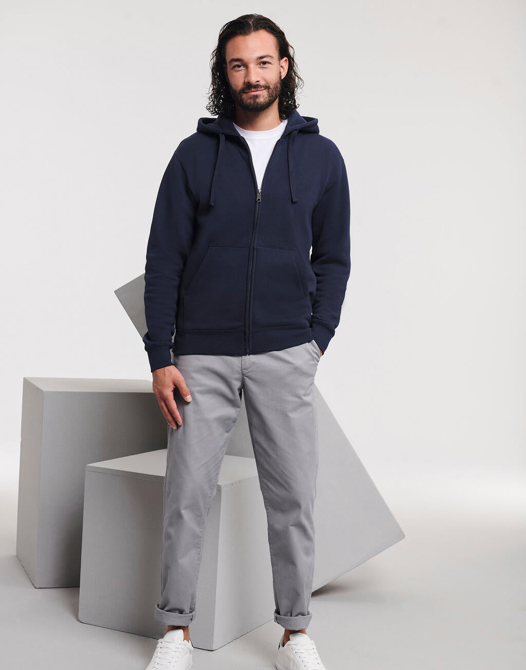 Men's Authentic Zipped Hood imagen 3